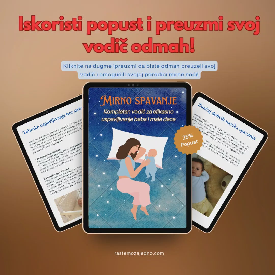 Mirno spavanje - Kompletan vodič za efikasno uspavljivanje beba i male dece